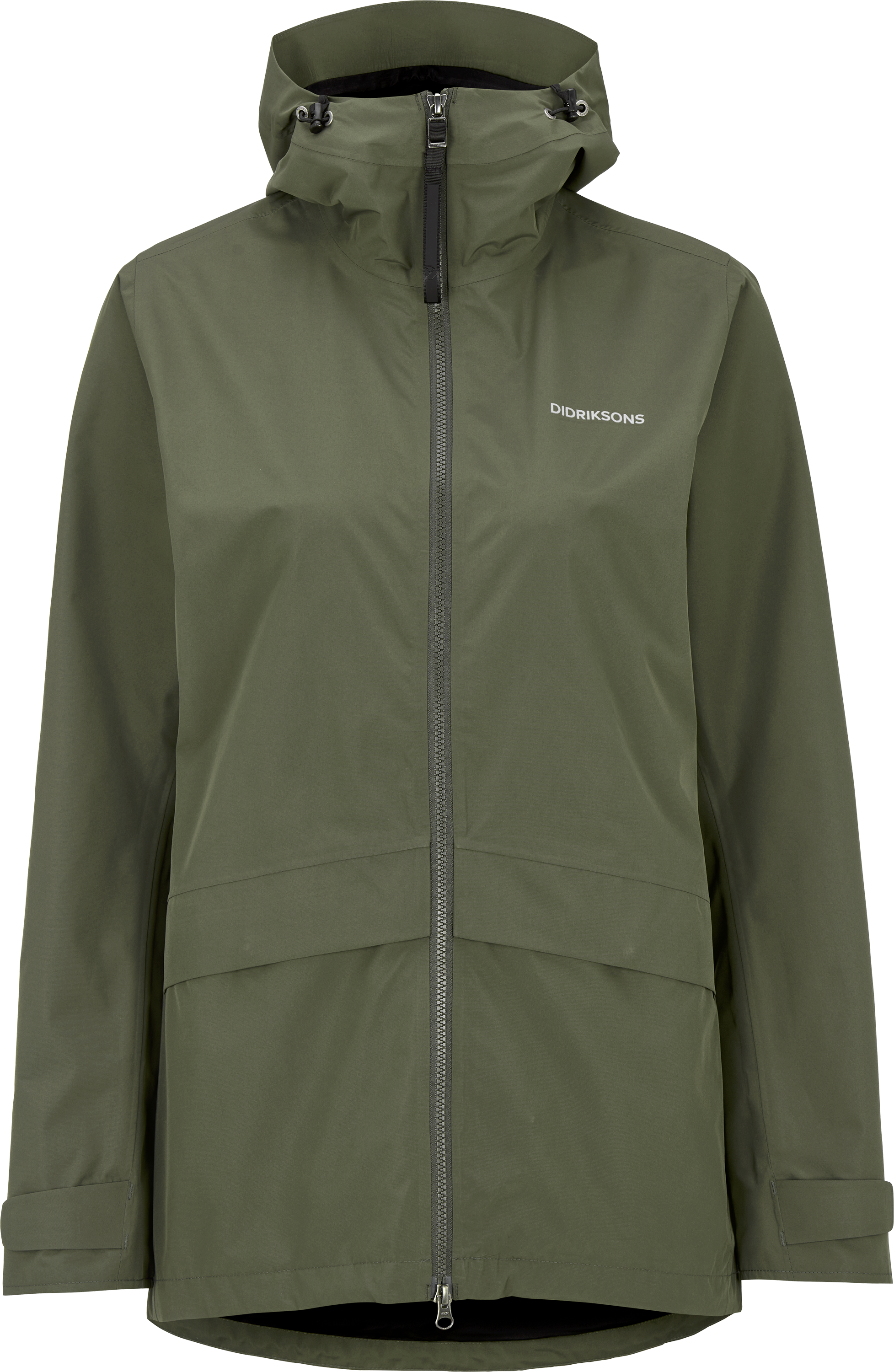 Nordic Jacket - Deep Green - Dam - Regnjacka - Grön - Storlek: 46 - Didriksons