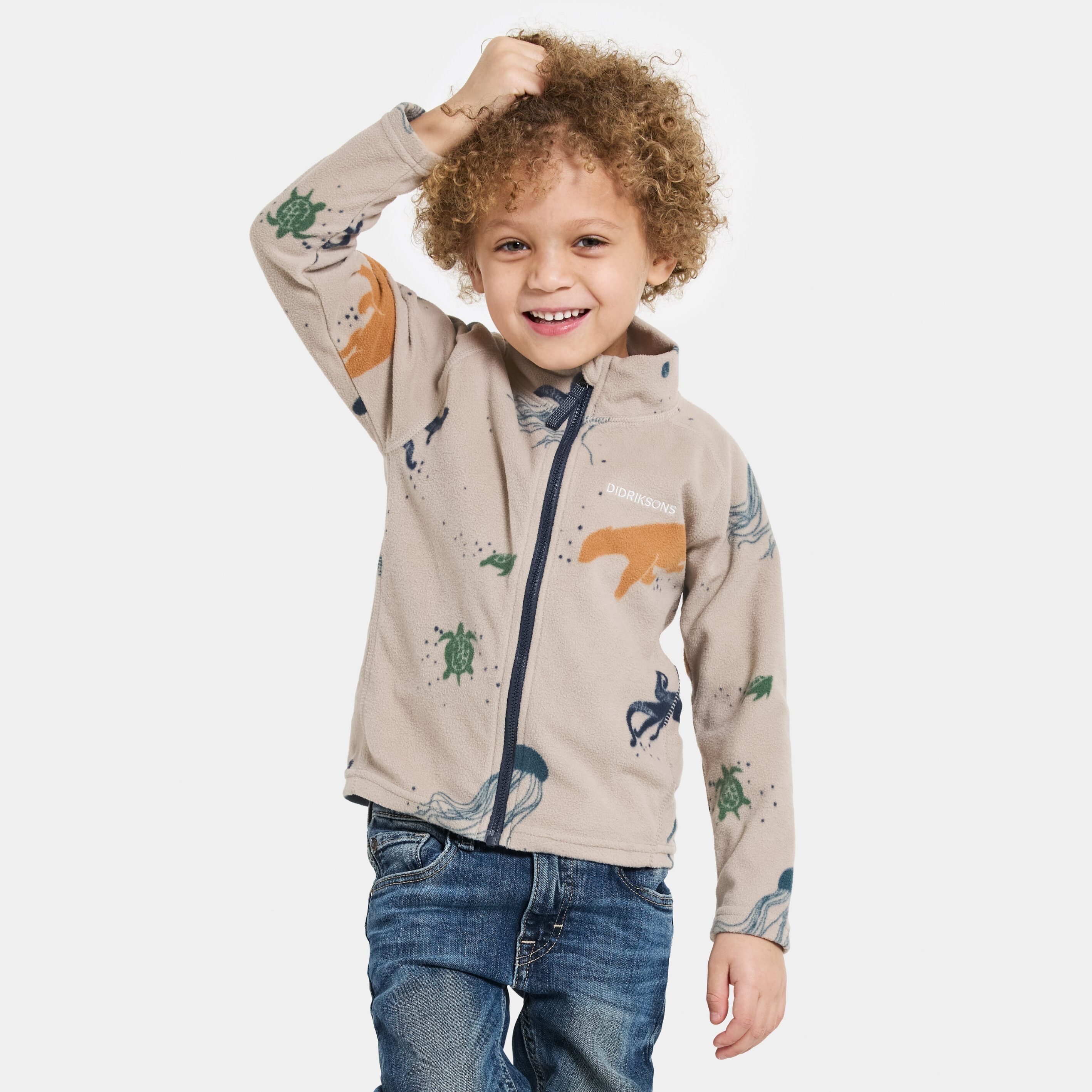 Monte Printed Kids' Full-Zip , Didriksons
