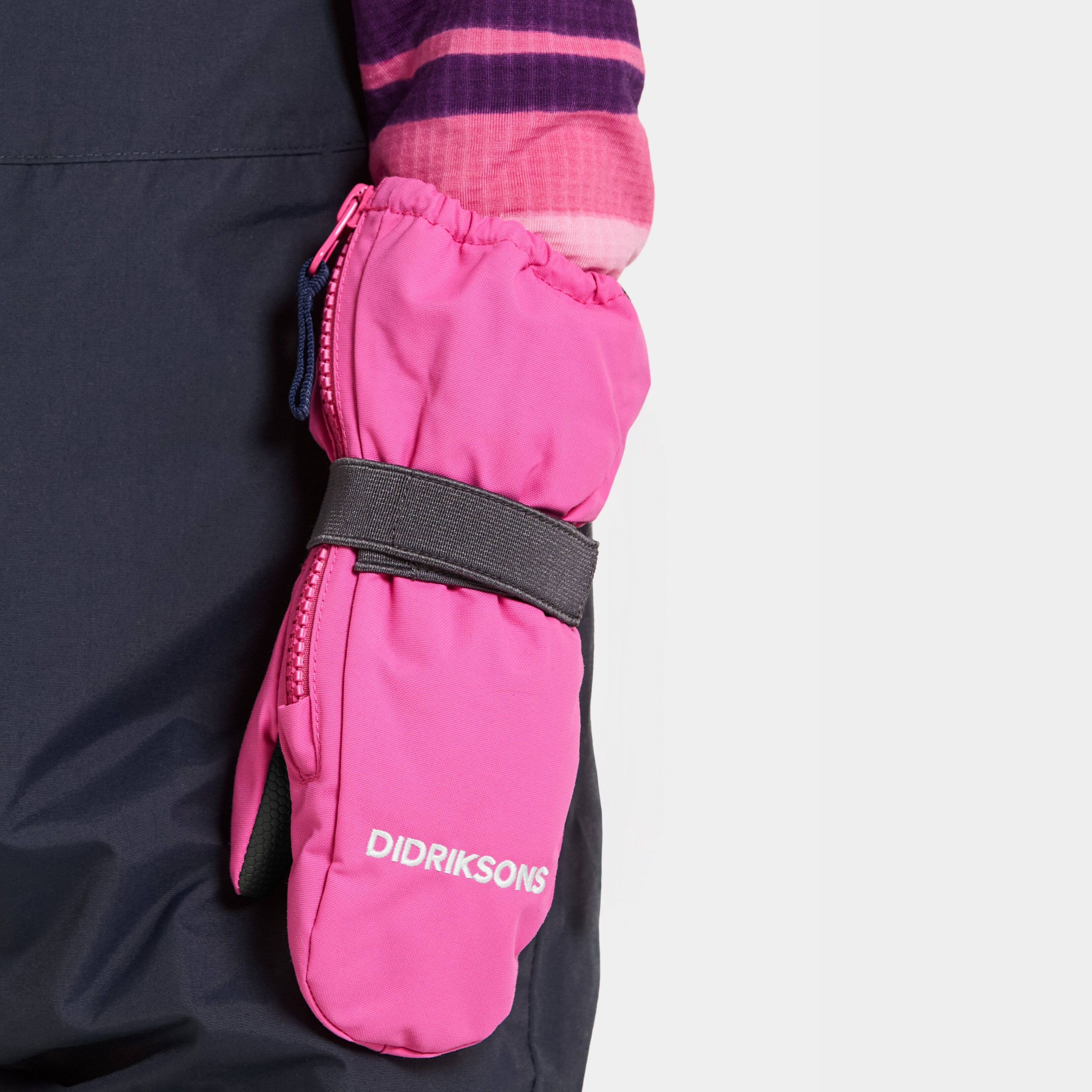 Biggles Kids' Zip Mittens , Didriksons