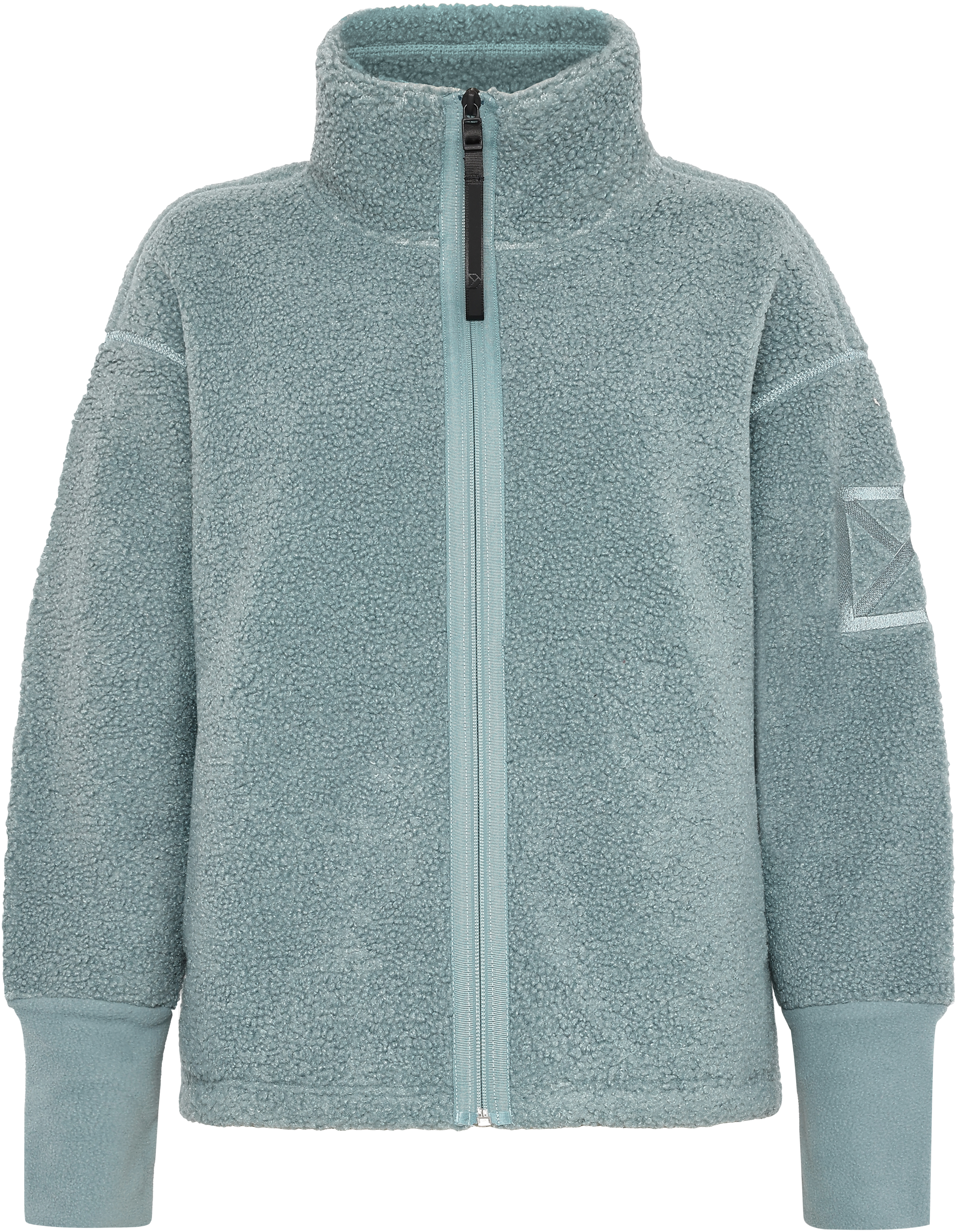 Mella Full-Zip - Factory Blue - Women's Pile Fleece - Blue - Size: 48 - Didriksons