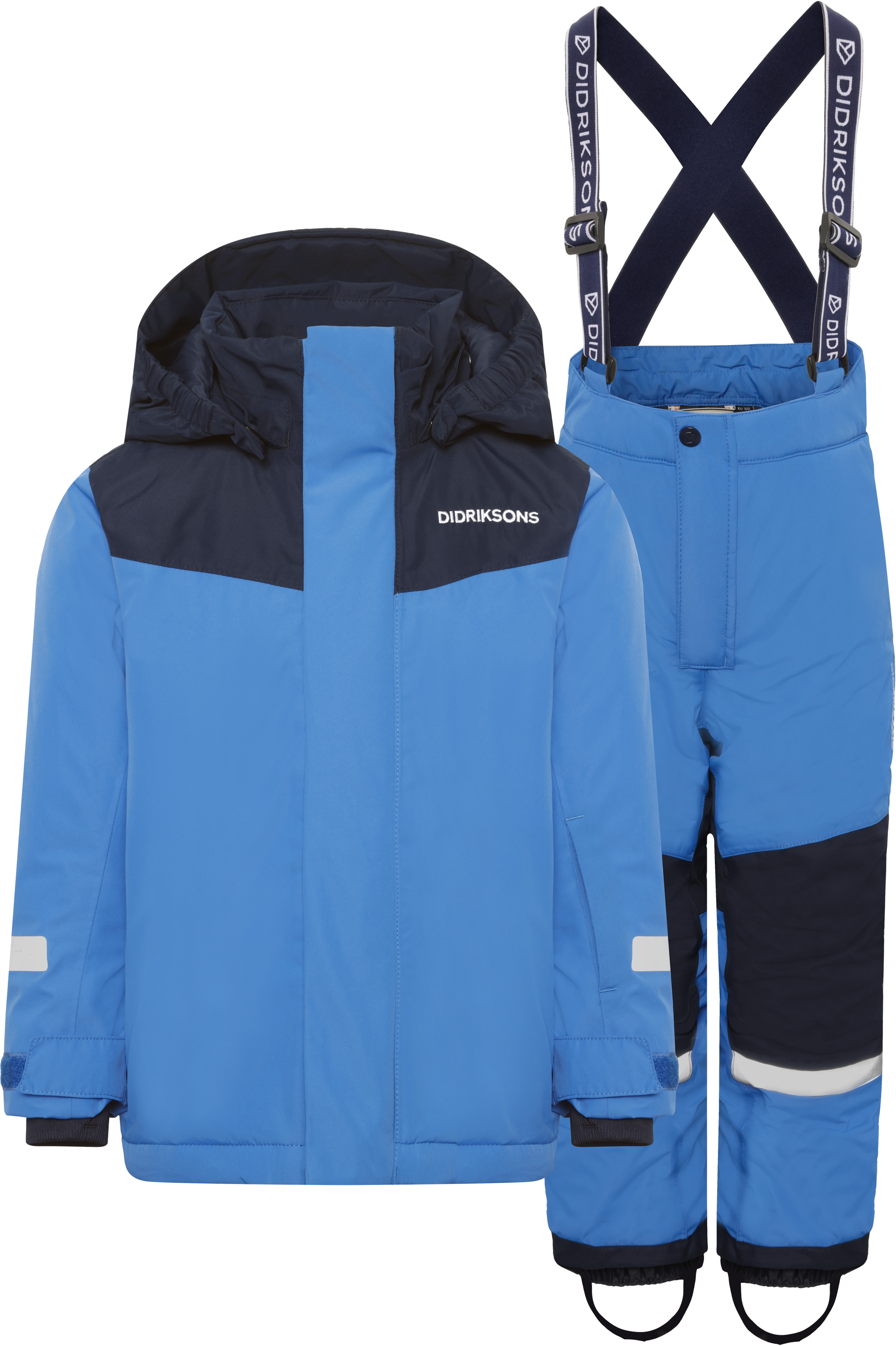Skare Kids' Set - Sapphire Blue - Barn - Fodrat regnställ - Blå - Storlek: 80 - Didriksons
