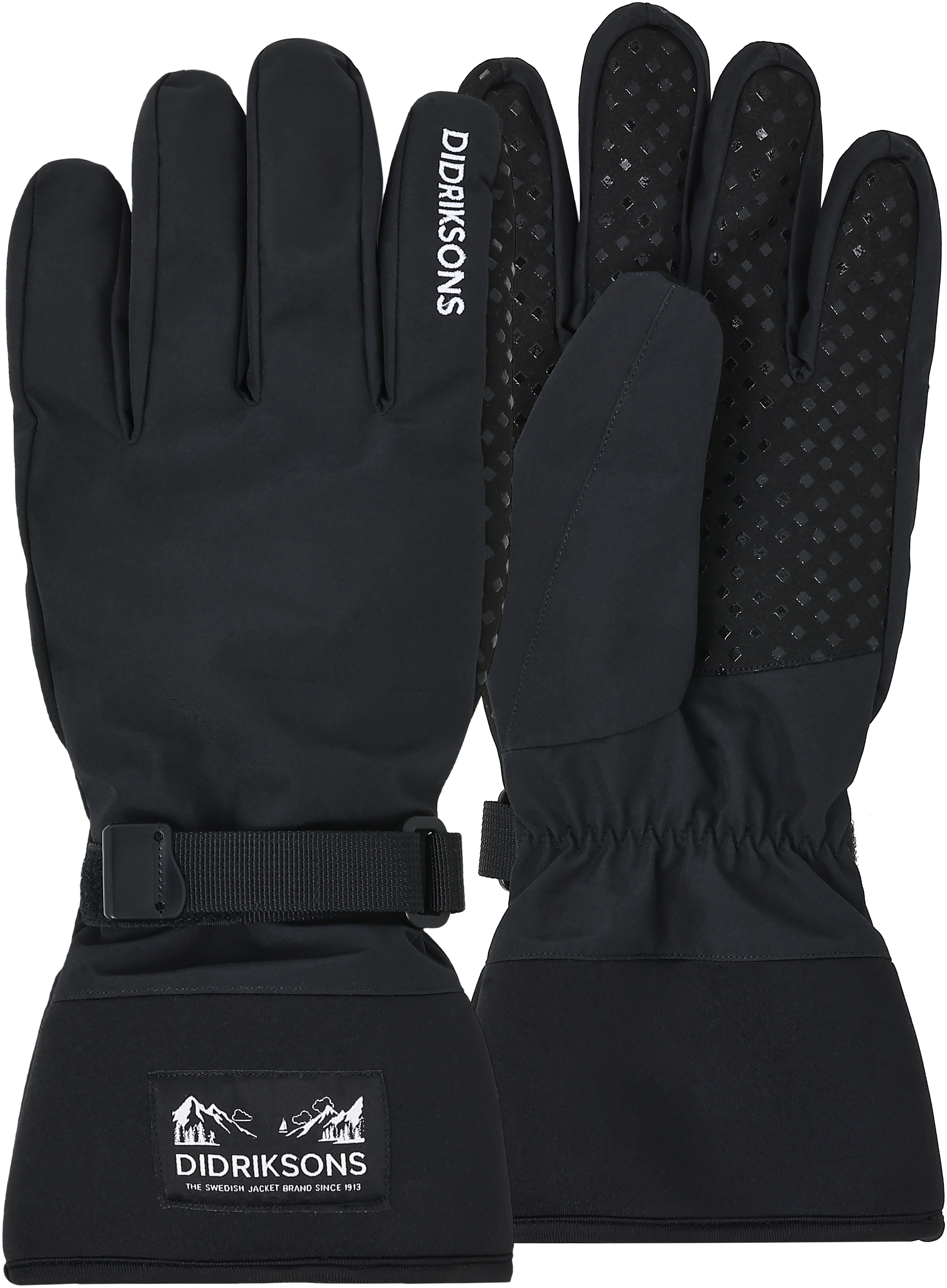 Lovas Unisex Glove - Black - Unisex Lined gloves - Black - Size: 10 - Didriksons