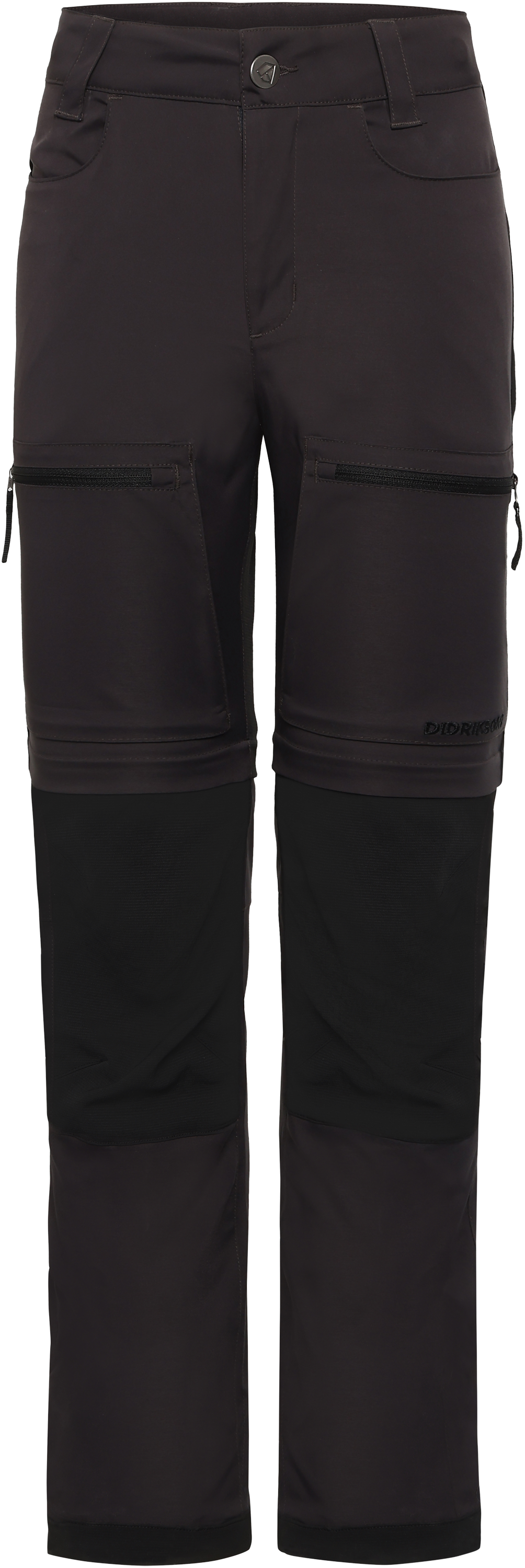Kotten Kids' Zipp-Off Pants - Graphite - Barn - Friluftsbyxor - Grå - Storlek: 160 - Didriksons