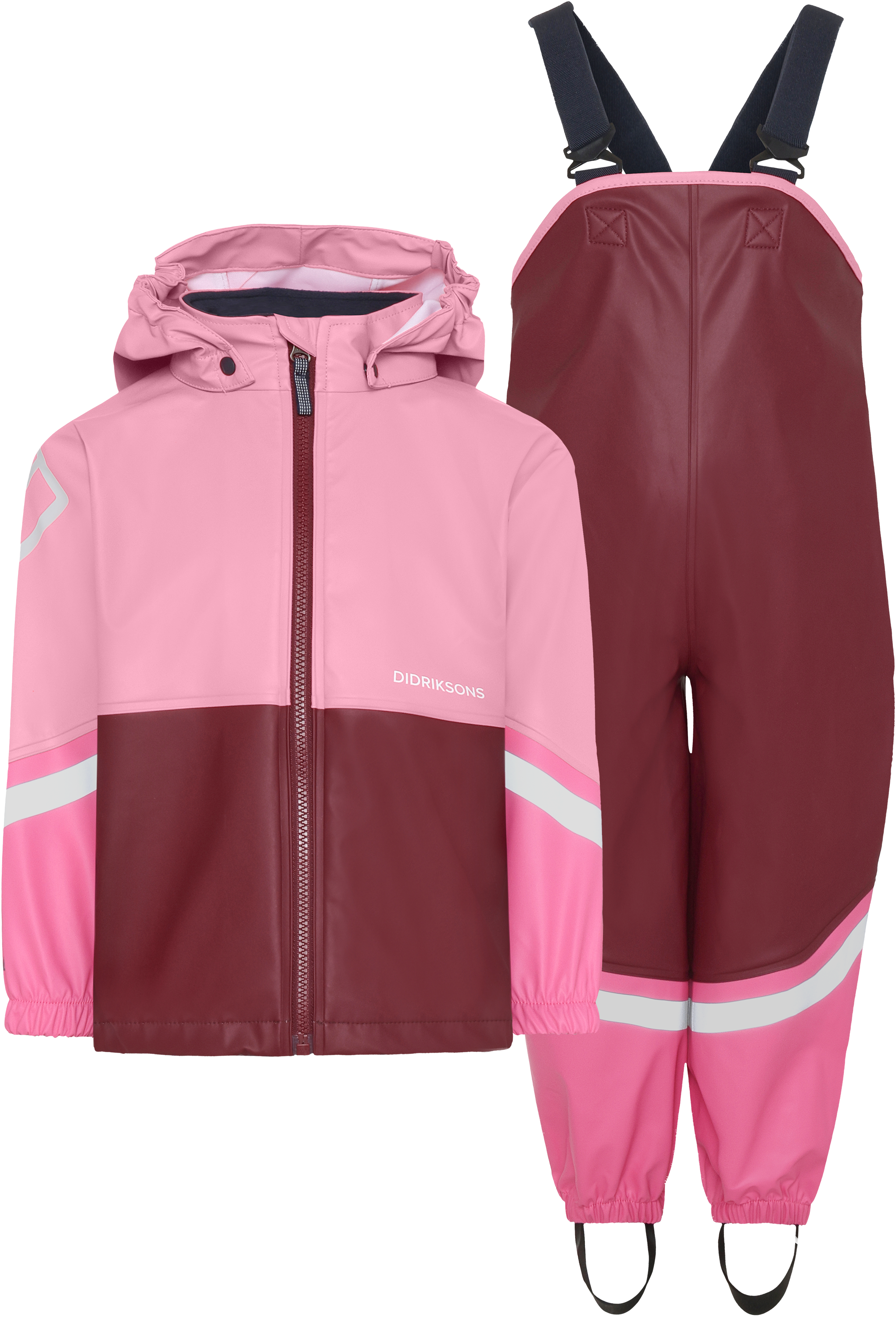 Waterman Kid's Set 1 - Anemon Red - Kids' Rain set - Red - Size: 80 - Didriksons