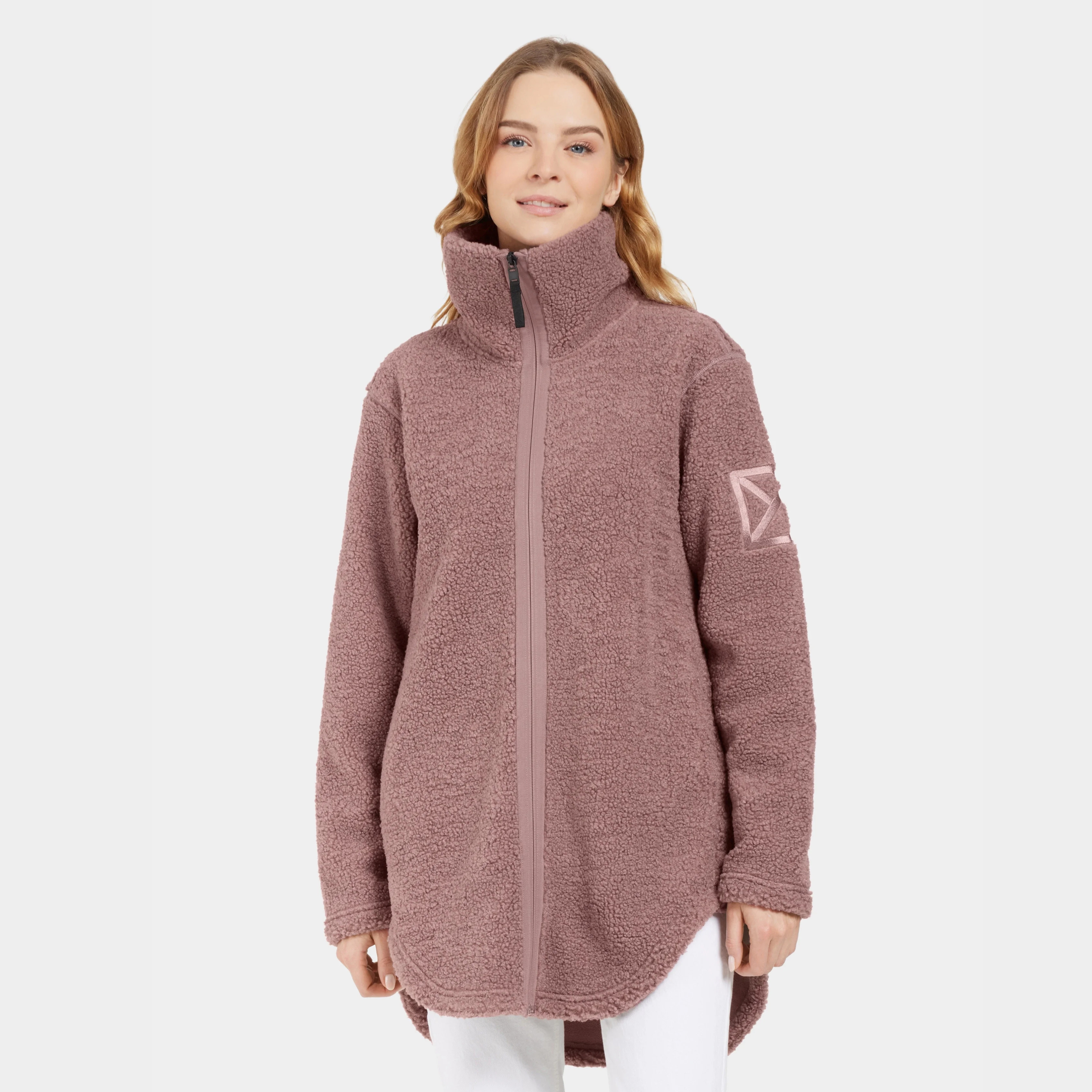UMI Full-Zip - Dam - Pilefleece - Lila - Storlek: 46 - Didriksons