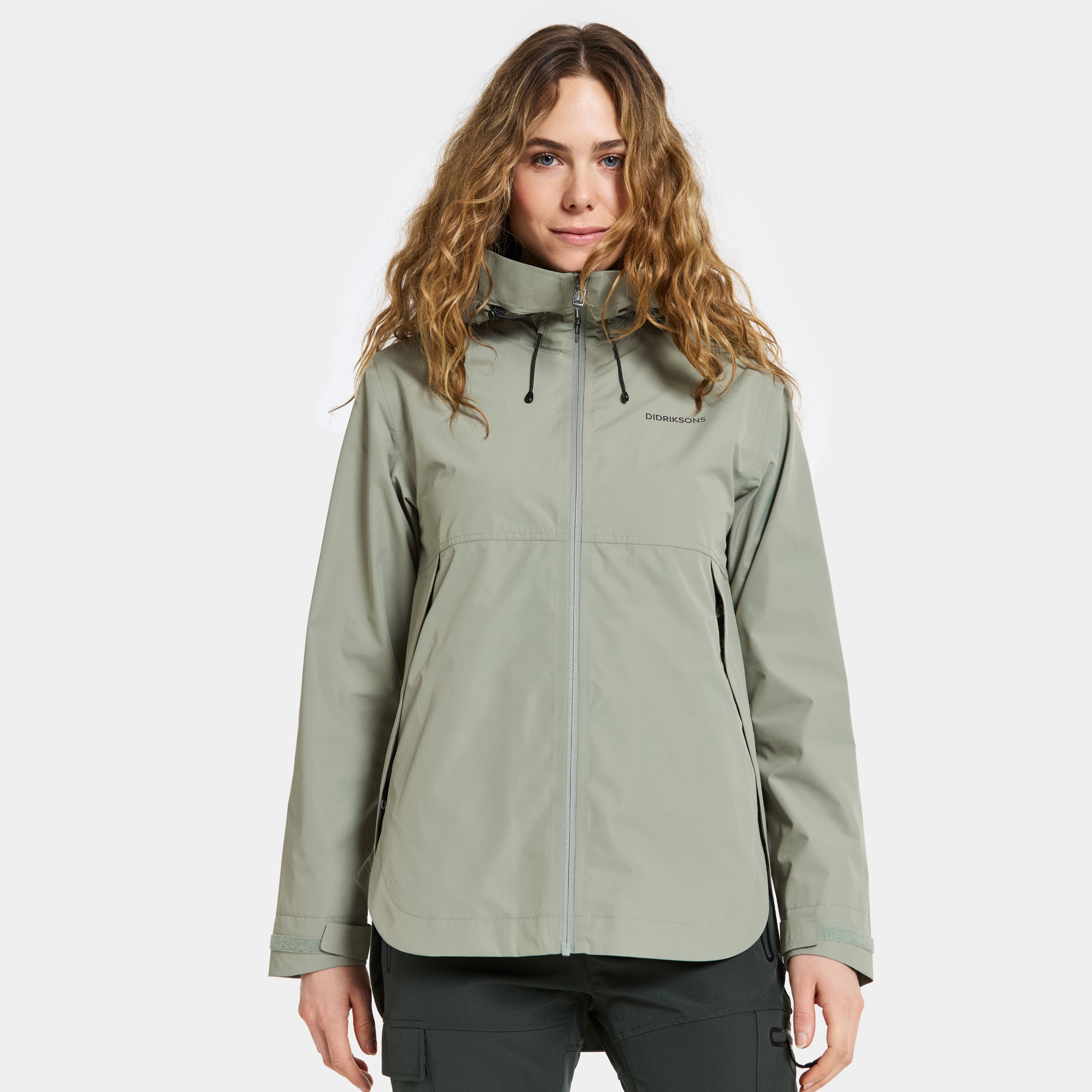 Tilde Jacket - Wilted leaf - Women's Spring Jacket - Green - Size: 48 - Didriksons