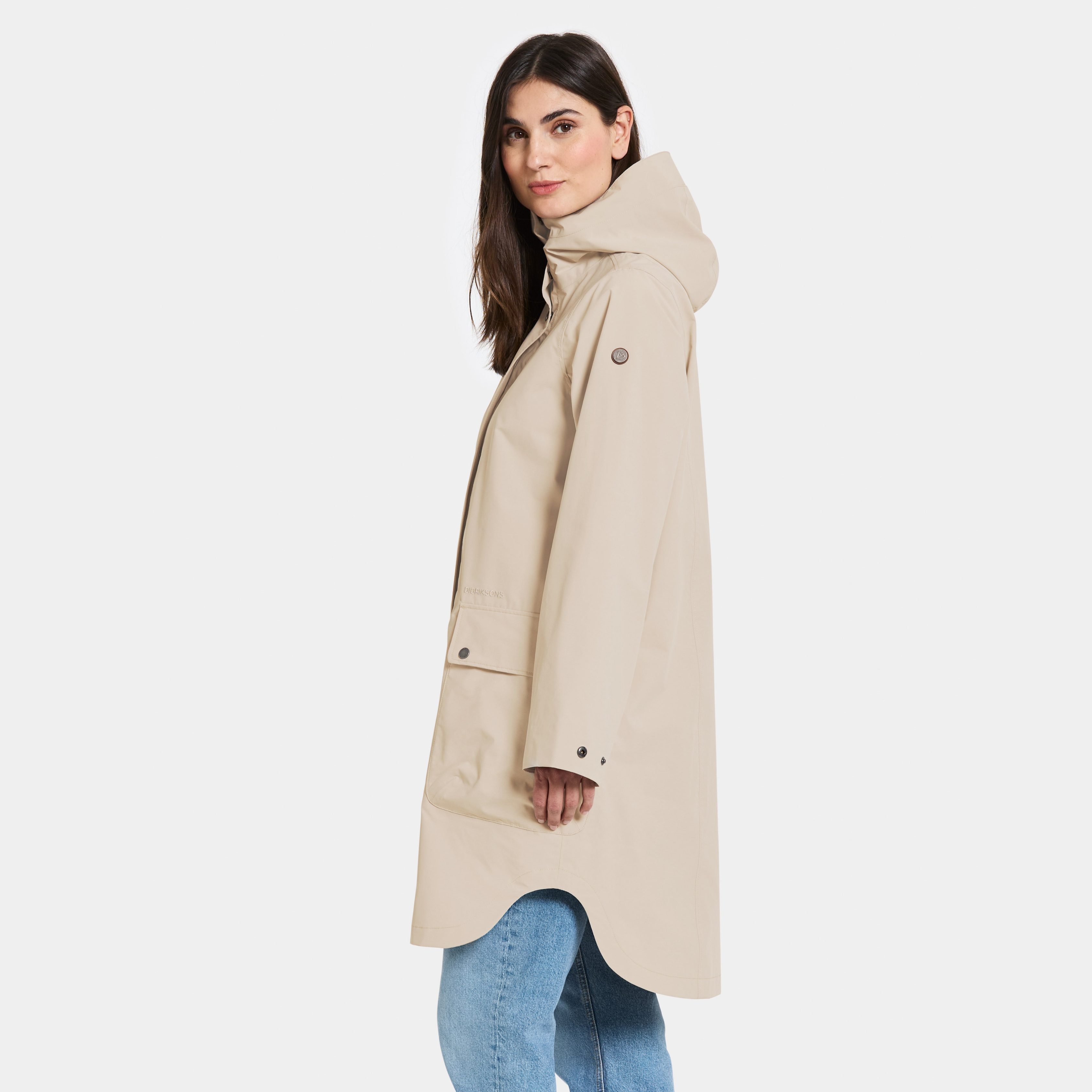 Adria Parka - Clay Beige - Women's Parka - Beige - Size: 36 - Didriksons