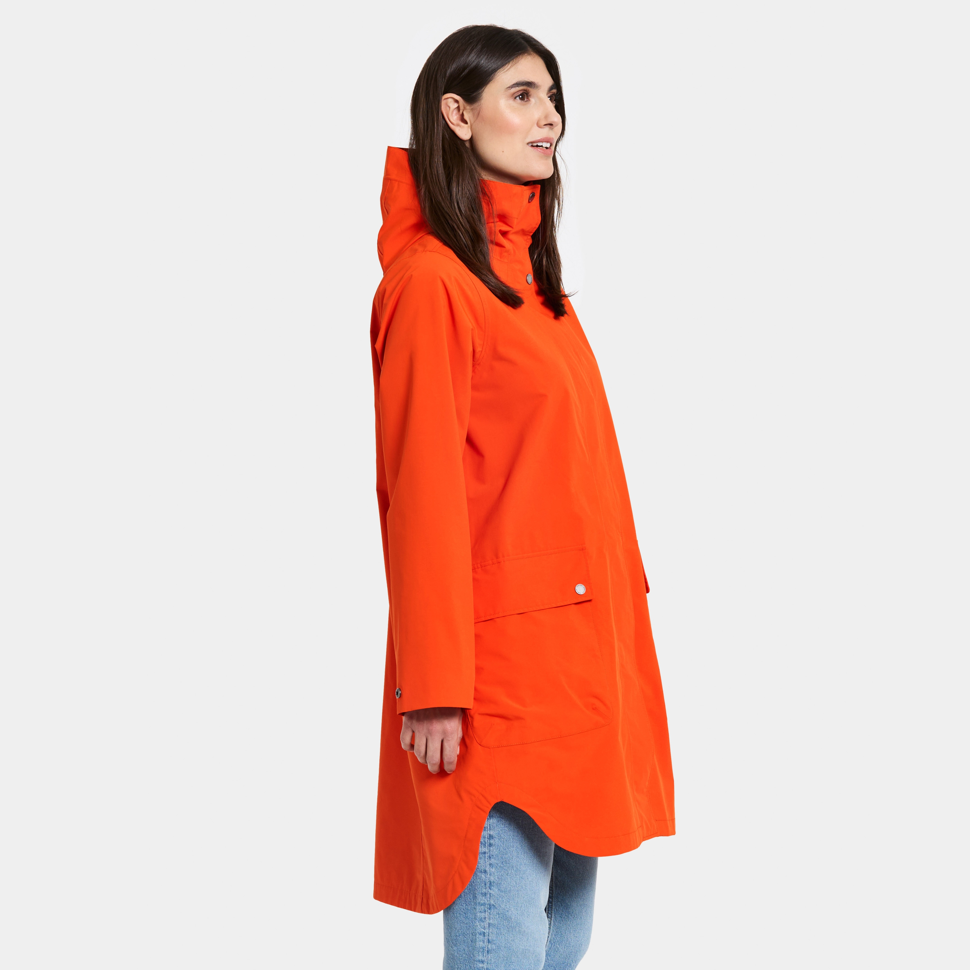 Adria Parka - Tangerine Red - Women's Parka - Red - Size: 36 - Didriksons