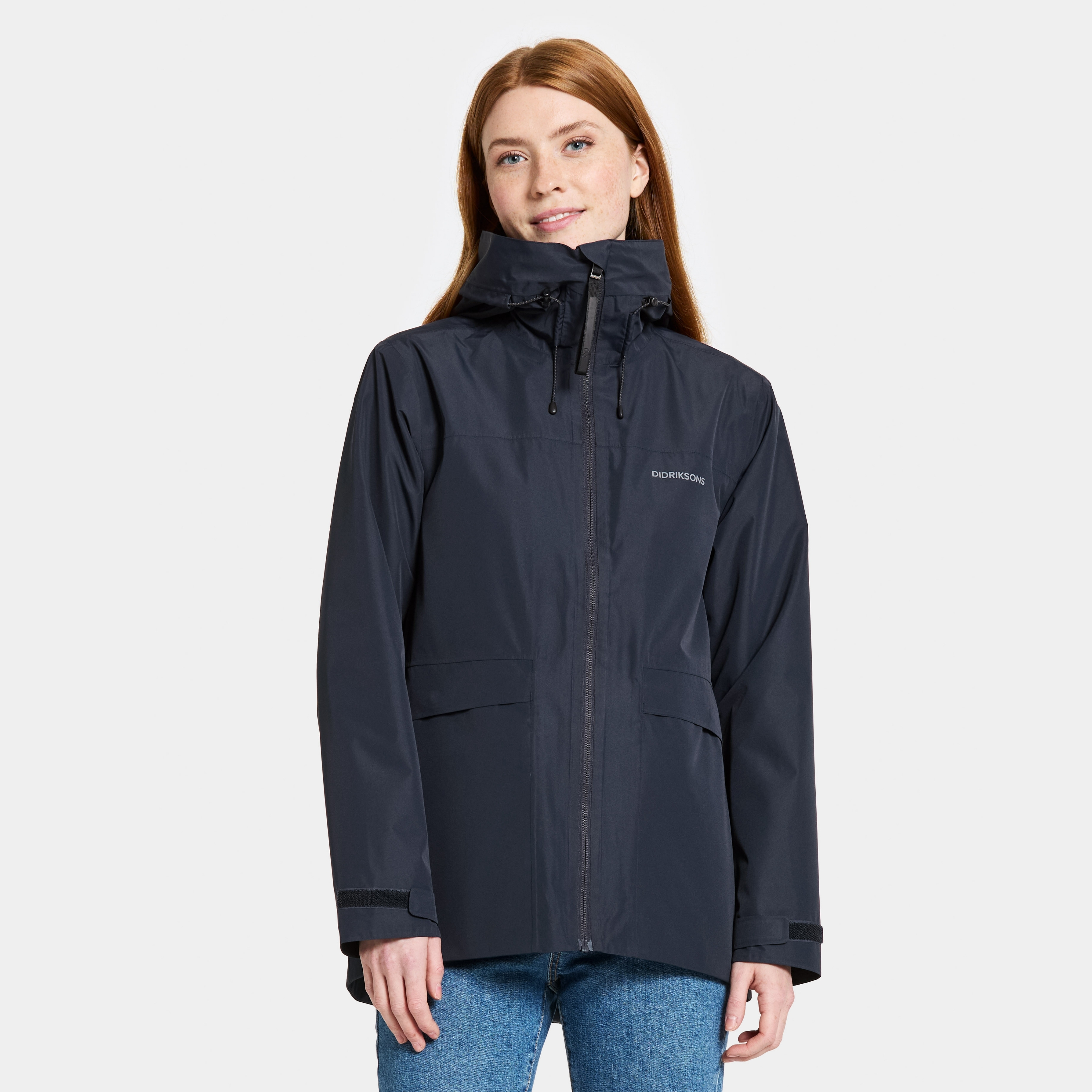Wide Jacket - Dark Night Blue - Women's Spring Jacket - Blue - Size: 36 - Didriksons