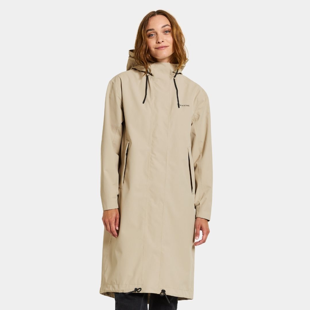 Alice Parka Long - Lång Kappa & Parka för Dam - Vårjacka till dam - Didriksons