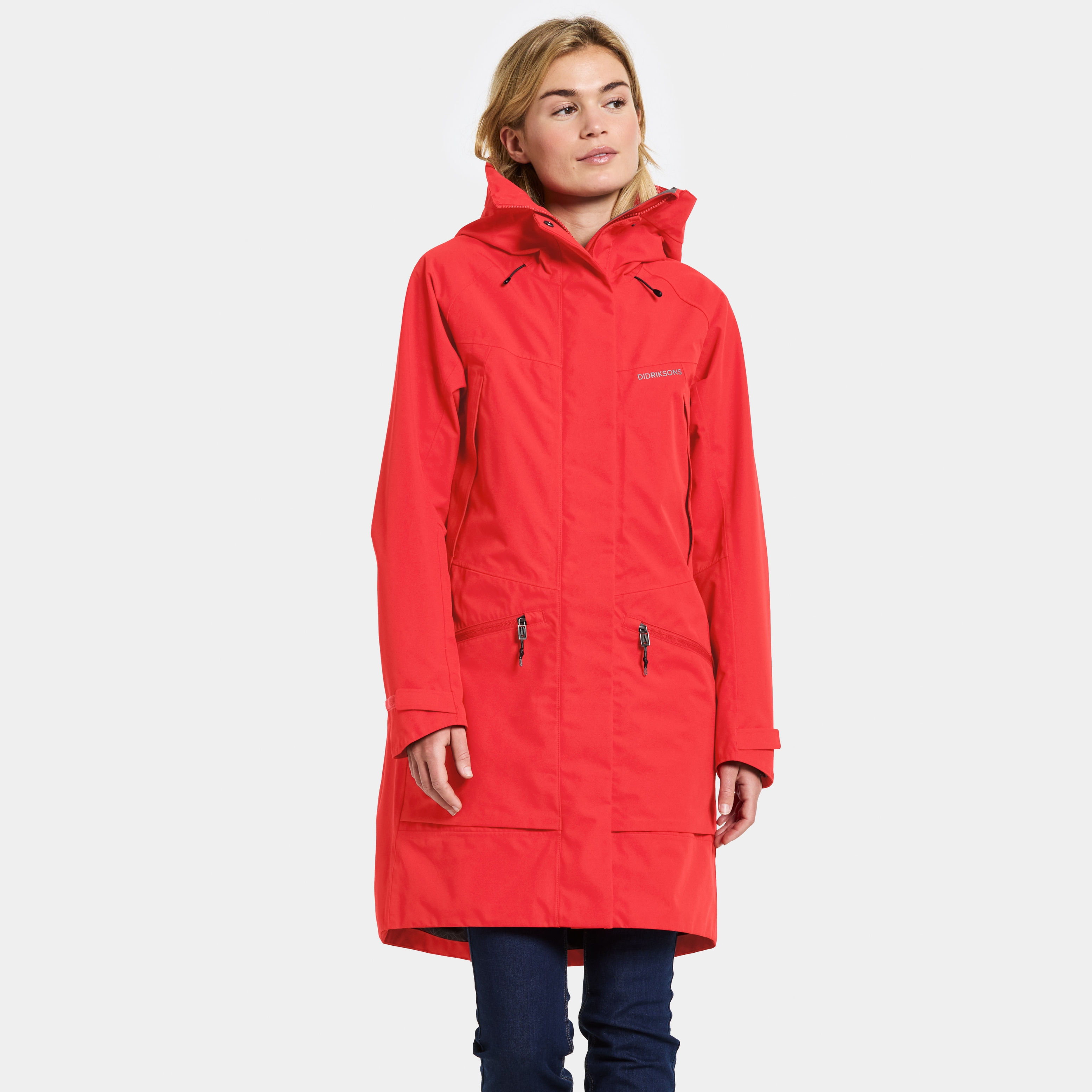 Ilma Parka - Pomme Red - Women's Waterproof Jacket - Red - Size: 50 - Didriksons